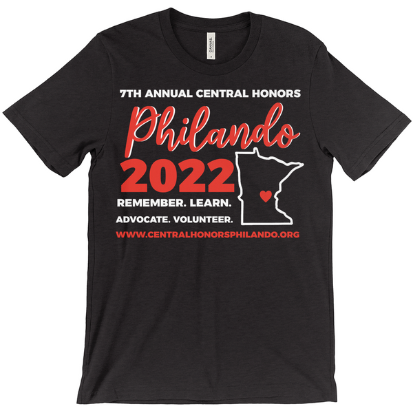 2022 Central Honors Philando T-Shirt (BLACK HEATHER)
